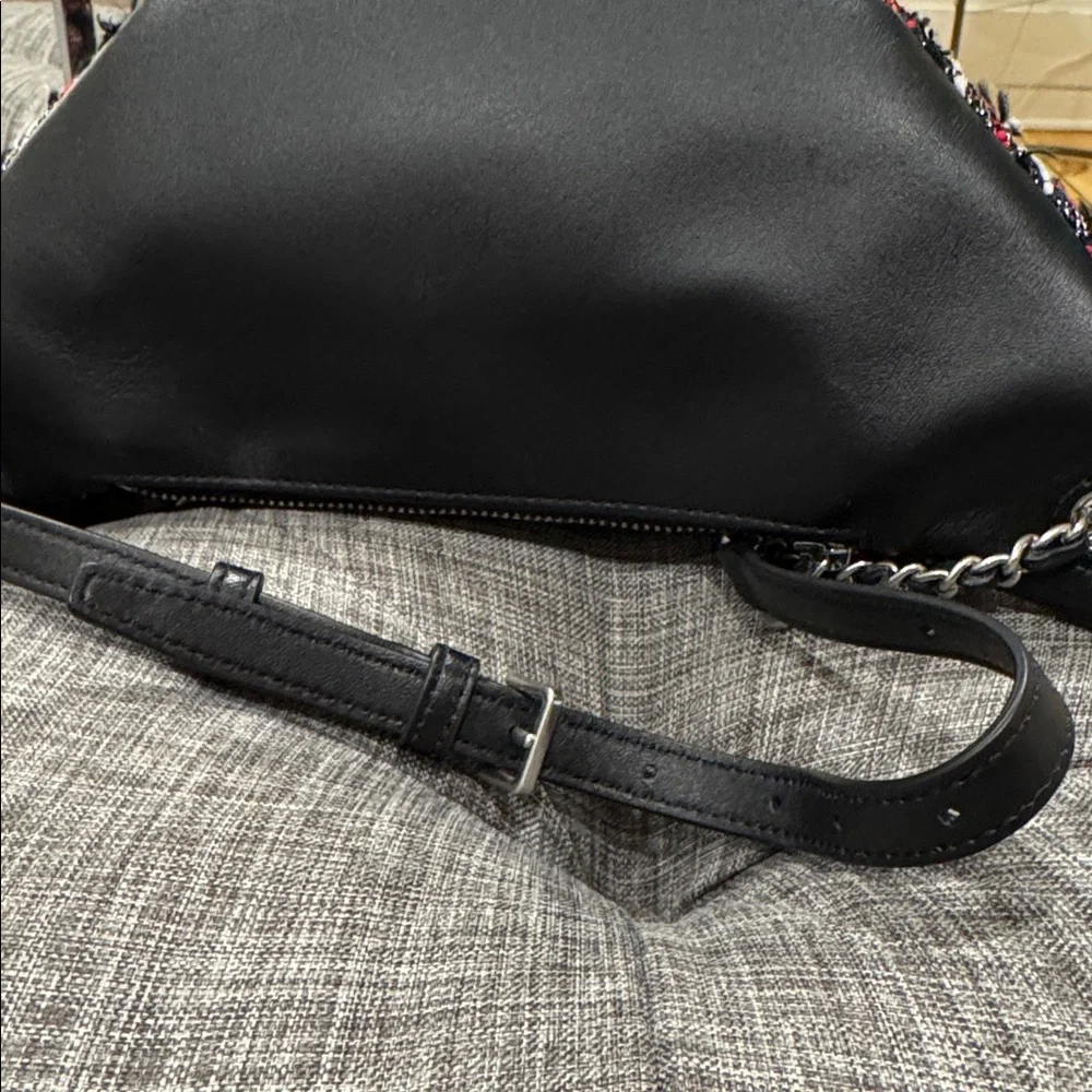 Tory Burch Bag Fleming Tweed Belt Bag Small Fanny Pack